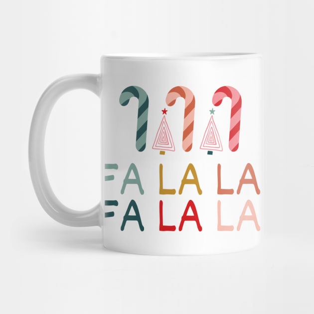 Fa La La Christmas Candy Cane by The WYLD Tribe